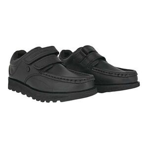 Pretty Green Childrens/Kids Harrow Leather School Shoes / Black
